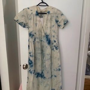 Christy Dawn “Dawn” Dress - Tye Dye Blue